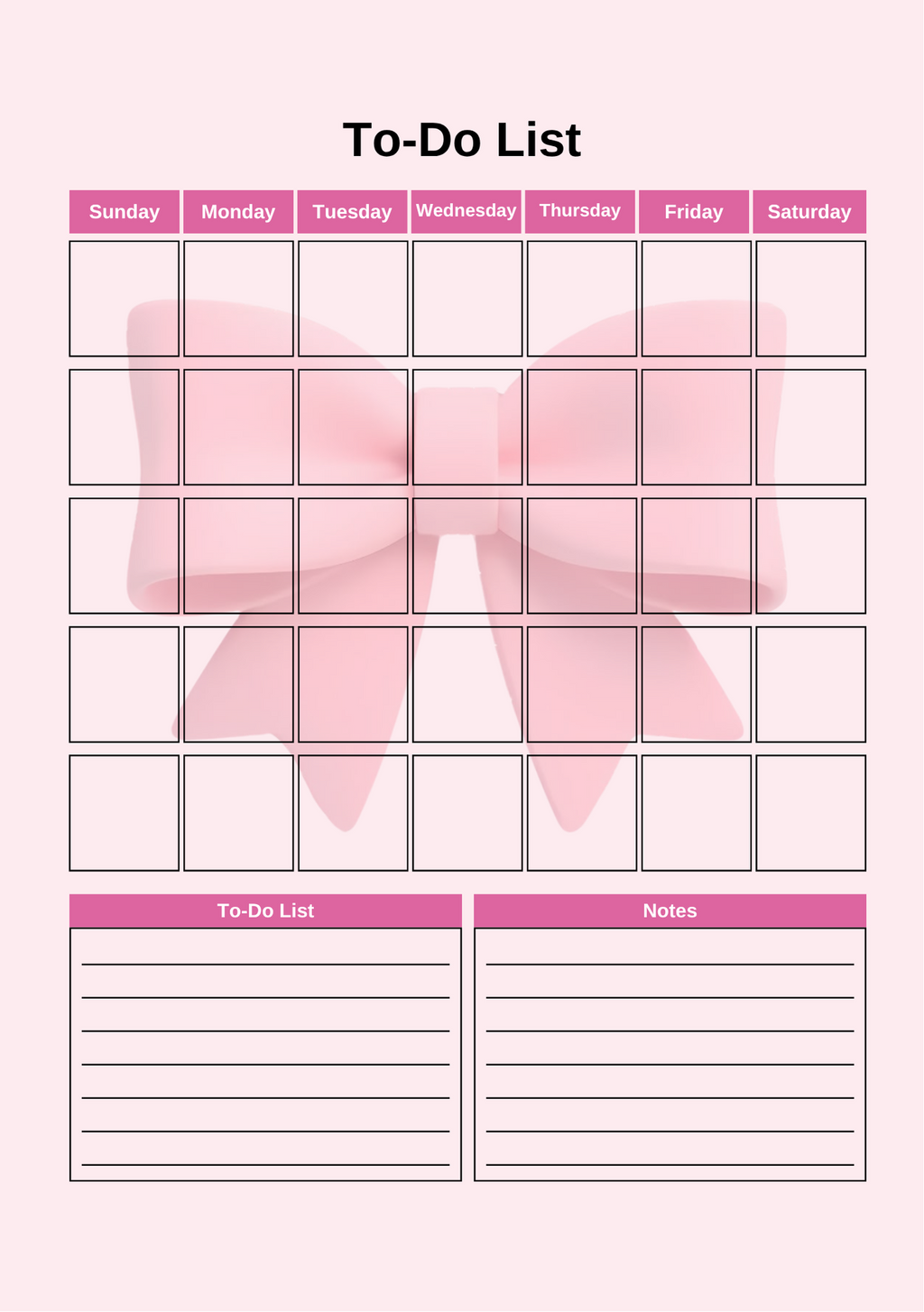 Pink Planner