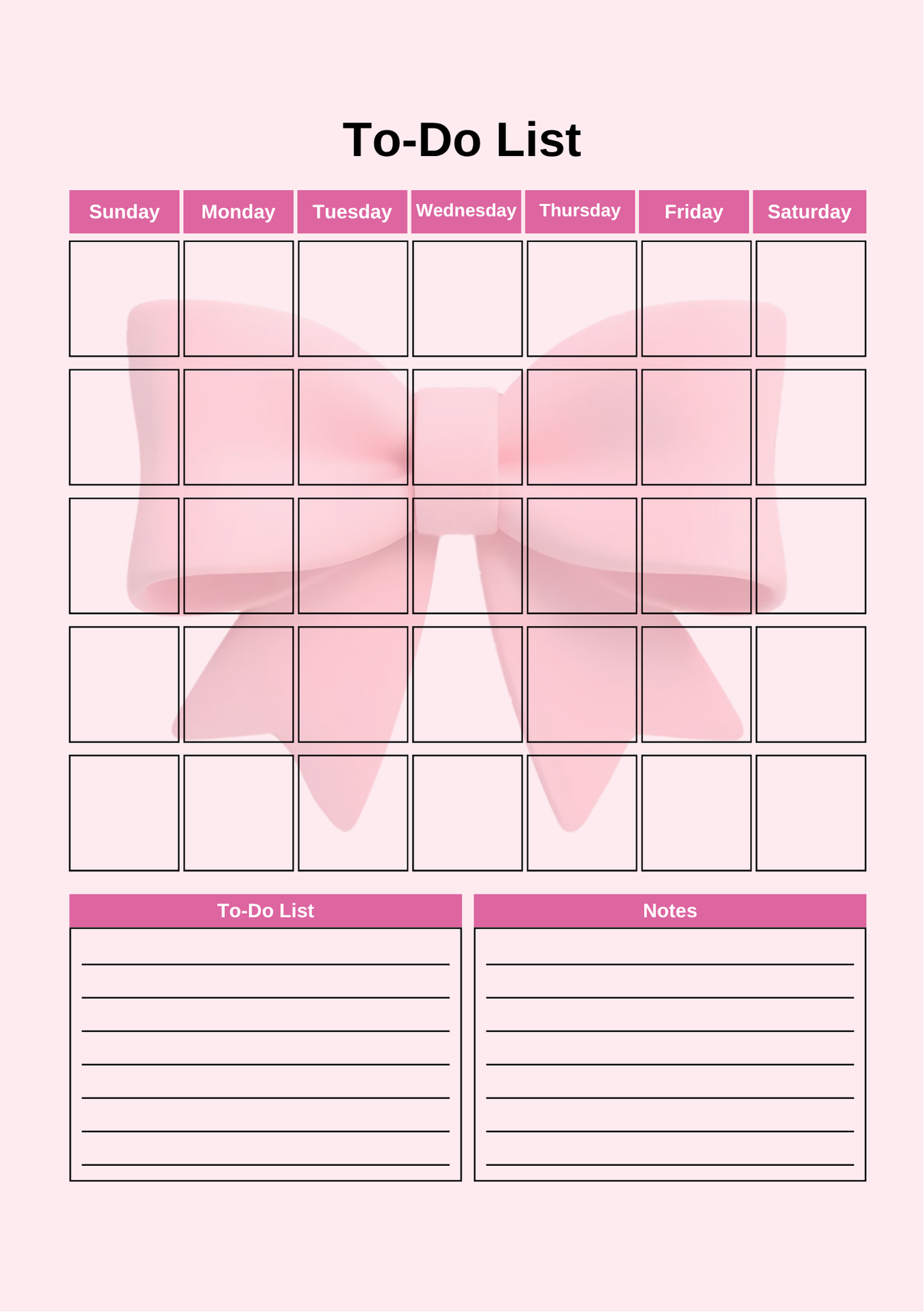 Pink Planner