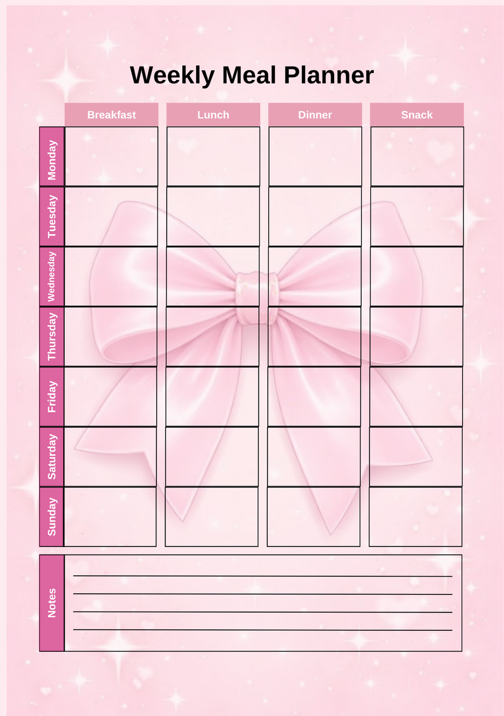 Pink Planner