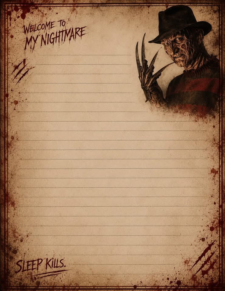Horror 4x6 Notepad
