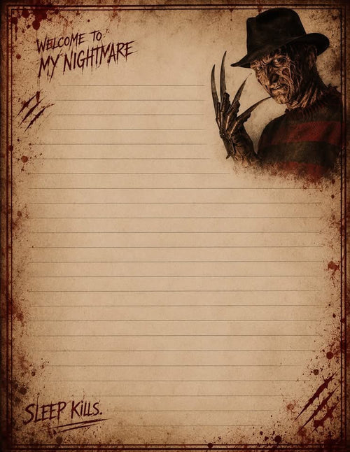 Horror 4x6 Notepad